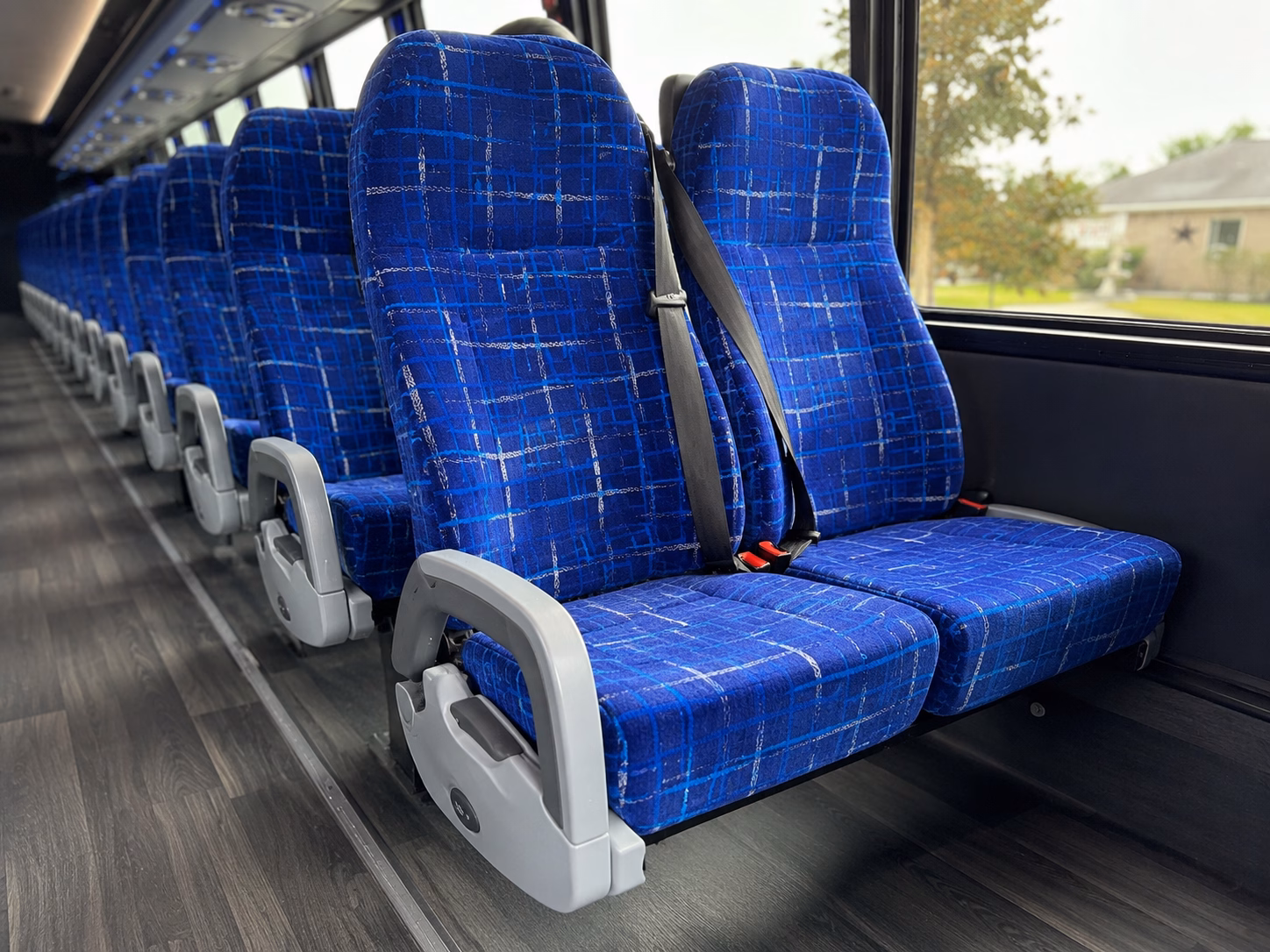 book a charter bus for corporate outings at fluor field and bon secours wellness arena