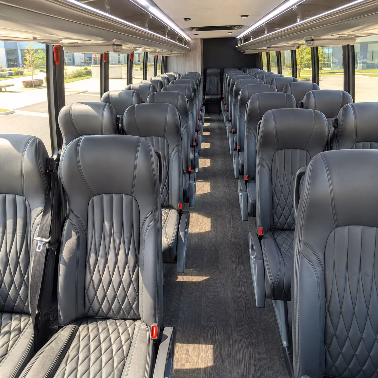 greenville corporate event transportation onboard seating